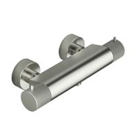 Hotbath Cobber X thermostatische douchemengkraan geborsteld nikkel CX008GN - thumbnail