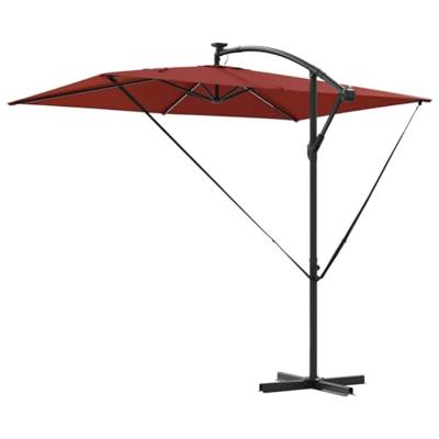 Cantilever Banana Parasol Terracotta 294 x 200 x 254 cm Cantilever Banana Parasol Terracotta 294 x 200 x 254 cm
