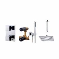 Wiesbaden one-pack inbouwthermostaatset vierk.type 105 - thumbnail