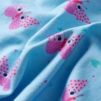 Kinderrokje vlinderprint 128 blauw - thumbnail