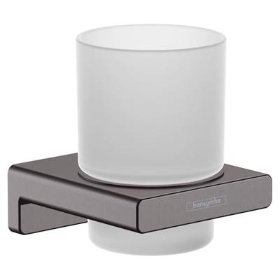Tandenborstelhouder HansGrohe AddStoris Geborsteld Zwart Chroom