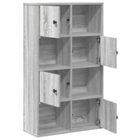 Boekenkast 60x24x101,5 cm bewerkt hout grijs sonoma eikenkleur - thumbnail