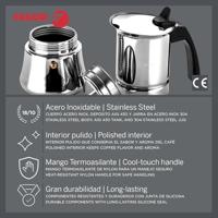 Percolator Fagor Roestvrij staal 18/10 10 Koppar Zwart - thumbnail