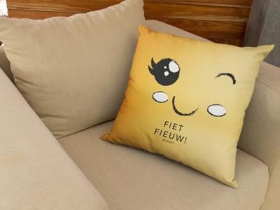 Valentijn kussen Fiet Fieuw! - Pillow Buddies