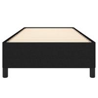 Bedframe zonder matras 80x200 cm stof zwart - thumbnail