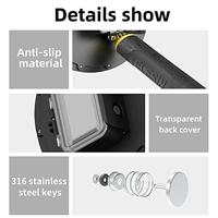 Telesin Waterdichte Dome behuizing voor GoPro Hero 9,10,11 en 12 - thumbnail