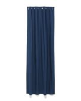 HEMA Kant en klaar gordijn met ringen - 270 x 140 cm (donkerblauw) - thumbnail