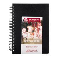 Schetsboek talens art creation 140x210mm zwart - thumbnail