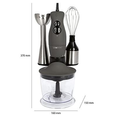 Clatronic SMS 3777 Staafmixer 400 W Multifunctioneel RVS