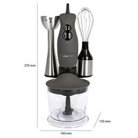 Clatronic SMS 3777 Staafmixer 400 W Multifunctioneel RVS - thumbnail