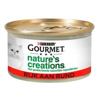 GOURMET Nature's Creations Rund kattenvoer nat 85gr - thumbnail