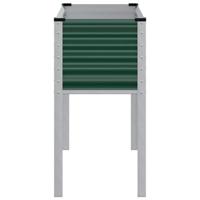 VidaXL Plantenbak 100x41x90 cm staal groen - thumbnail