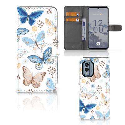Telefoonhoesje | Met pasjeshouder | voor Nokia X30 Vlinder Telefoonhoesje | Met pasjeshouder | voor Nokia X30 Vlinder