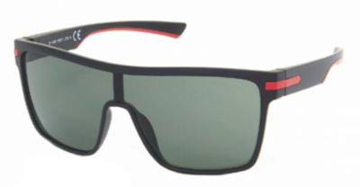 Kost zonnebril 21 048 unisex rechthoekig zwart/groen Kost zonnebril 21 048 unisex rechthoekig zwart/groen