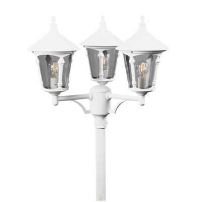 Buitenverlichting lantaarnpaal Virgo 54 cm 3-lichts wit 573-250
