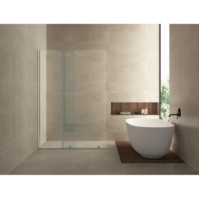 BWS Verlengstuk Inloopdouche op Rail Zeta 100x200 cm 10 mm NANO Coating