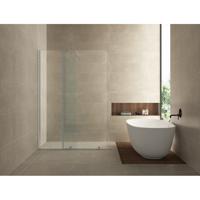 BWS Verlengstuk Inloopdouche op Rail Zeta 100x200 cm 10 mm NANO Coating - thumbnail