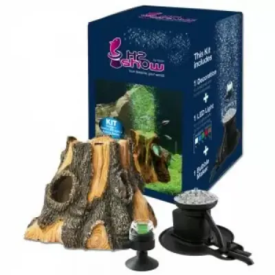 Hydor H2Show Earth Wonders Wood Kit Groen LED