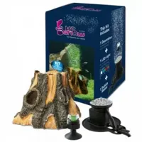 Hydor H2Show Earth Wonders Wood Kit Groen LED - thumbnail