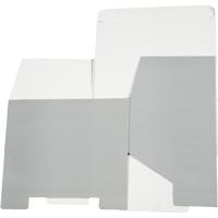 Creativ Company Kartonnen doos, h: 10 cm, l: 22 cm, b: 15.5 cm, lichtgrijs, 1 stuk - thumbnail