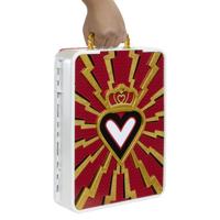Mattel Disney Descendants 4: De opkomst van rood, kastspeelset met exclusieve kleding en accessoires, Red's Rise & Rebel speelgoedkast - thumbnail