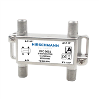 Hirschmann 695020480 Catv Splitter 5.8 Db / 5-1218 Mhz - 3 Uitgangen - thumbnail