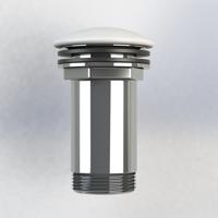 Pop-up Waste Wastafel Arcqua 1-1/4 Universeel Glans Wit - thumbnail