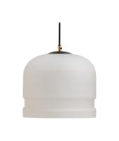 WOOOD Hanglamp 'Micah' Glas, kleur Mat Wit - thumbnail