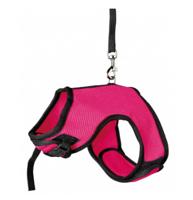 TRIXIE SOFTTUIG MET RIEM GROTE KONIJNEN ASSORTI 25-40 CM / 120 CM 4 ST - thumbnail