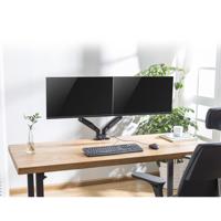 ACT Monitorarm max 32 office met gasveer, 2 schermen - thumbnail