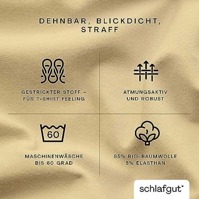 Schlafgut Schlafgut Pure Jersey Boxspring Hoeslaken M - 120x200 - 130x220 164 Yellow Mid - thumbnail