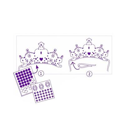 Creatieve set Als een DJECO-prinses meerkleurig Creatieve set Als een DJECO-prinses meerkleurig