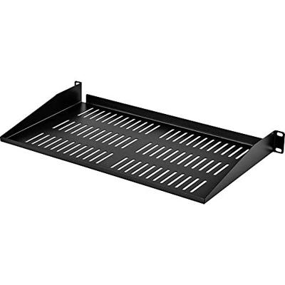 Renkforce RF-3434504 19 inch Apparaatbodem voor patchkast 1 HE Geschikt voor kastdiepte: vanaf 300 mm Zwart