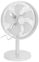Luxe tafelventilator robuust 30cm wit - thumbnail
