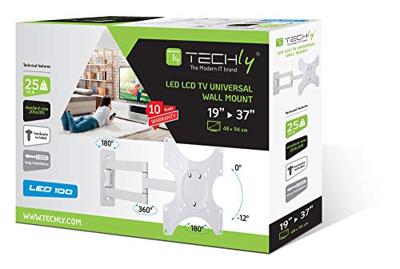 Techly ICA-LCD-2903WH tv-bevestiging 94 cm (37") Wit