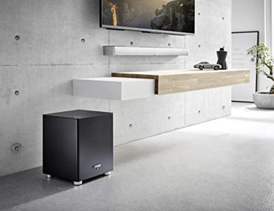 Canton Smart Sub 8 Smart Actieve Draadloze Subwoofer 8" 200W - Hoogglans Zwart