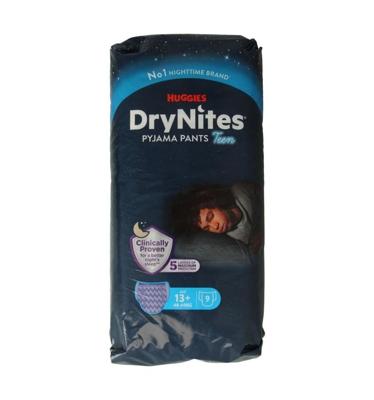 Drynites teen 13+kg boy 9 Stuks