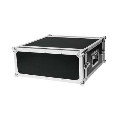 Roadinger CO DD 19 inch rack 4 HE Hout Incl. greep