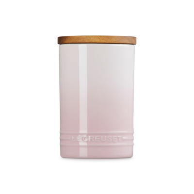 LE CREUSET - Signature - Voorraadpot 0,77l met houten deksel Shell Pink