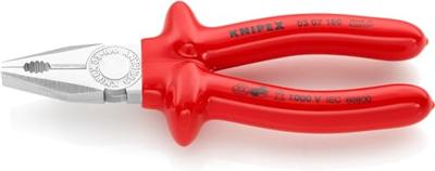 Knipex Kombitang verchroomd dompelisolatie, VDE-getest 180 mm - 0307180 - thumbnail