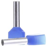 Klauke 87313 Dubbele adereindhulzen 2.5 mm² Blauw 100 stuk(s)