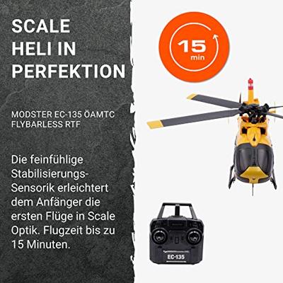 MODSTER EC-135 ÖAMTC Scale RC helikopter RTF - thumbnail