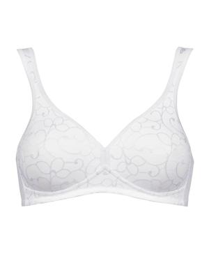 BH Elegant Cotton N - Stevige bh Zonder beugels - Klassieke bh wit en zwart - 80B - 80B - 80B - 80B - 80B - 80B - 80B - 80B - 80B