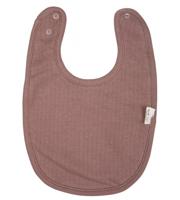 Little Indians slabbetje Burlwood junior 30 cm katoen bordeaux - thumbnail