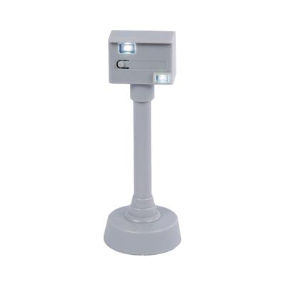 Kids Globe flitspaal met licht en geluid, 12cm Kids Globe flitspaal met licht en geluid, 12cm