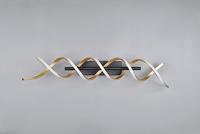 Trio Design plafondlampSequence zwart met goud - 641810208 - thumbnail