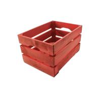 Transport Krat Hout Roze M - thumbnail