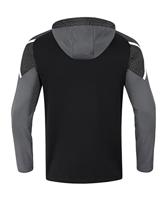 JAKO 6722K Sweater Met Kap Performance Kids - Zwart/Antra Light - 152 - thumbnail