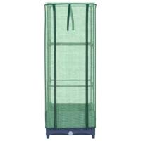 VidaXL Plantenbak verhoogd met kashoes 40x40x123 cm rattanlook - thumbnail