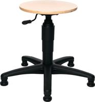 Topstar Draaikruk | met vloerglijders | beukenhout natuur | zithoogteverstelling 390-520 mm | 1 stuk - 72260 HO 1 G 72260 HO 1 G - thumbnail